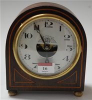 Lot 16 - An early 20th century French rosewood cased...