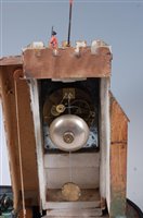 Lot 1495 - A Victorian musical automata clock diorama,...