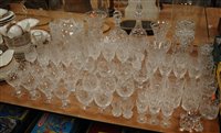 Lot 212 - An extensive collection of cut glassware, to...