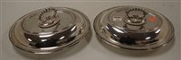 Lot 219 - A pair of early 20th century silver plated...