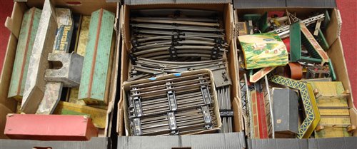 Lot 245 - Three boxes of assorted 0 gauge trackside...
