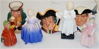 Lot 278 - Three Royal Doulton figurines to include...
