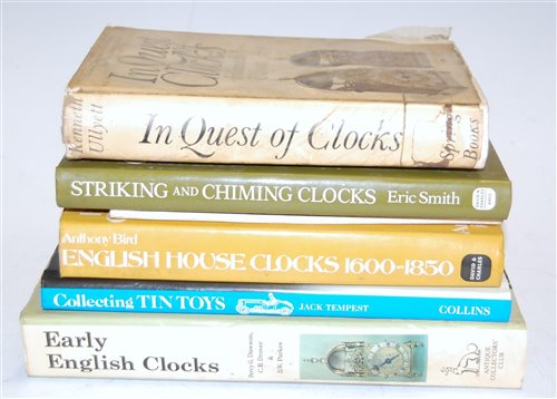 Lot 537 - A small collection of assorted horology books...