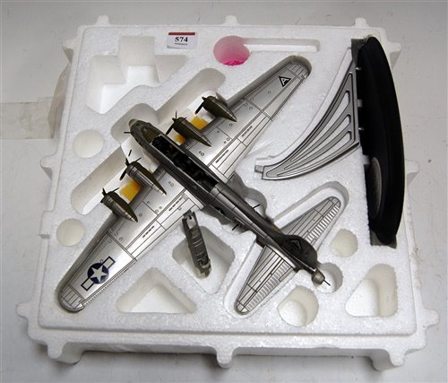 Lot 574 - A Franklin Mint Precision Models B17 Flying...