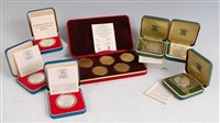 Lot 2062 - Great Britain, mixed lot of cased silver proof...