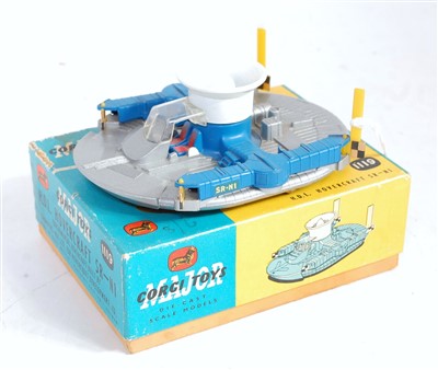 Lot 1607 - Corgi Toys, 1119, HDL Hovercraft SR-N1, blue,...