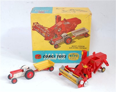 Lot 1601 - A Corgi Toys Gift Set No. 8, one yellow tine...