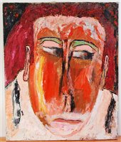 Lot 315 - Abstract Expressionist School - Bust portrait,...