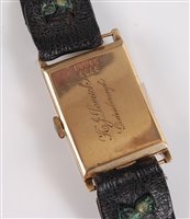 Lot 1229 - A gentleman's 1930's 9ct Rolex wristwatch, the...