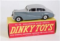 Lot 1912 - A Dinky Toys No. 150 Rolls Royce Silver Wraith...