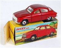 Lot 1923 - A Dinky Toys No. 156 Saab 96 comprising...