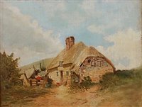 Lot 1446 - Late 19th century English school - Thatched...