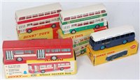 Lot 1928 - Four various boxed Dinky Toys public transport...