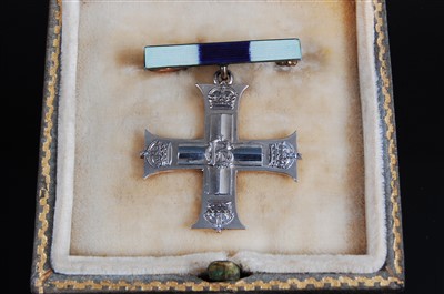 Lot 1 - A George V Military Cross Widow's brooch in...