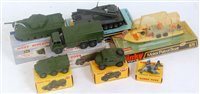 Lot 1934 - A Dinky Toys boxed and part boxed military...