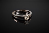 Lot 2534 - WITHDRAWN An 18ct diamond solitaire ring, the...