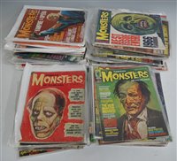 Lot 556 - Seventy-four 1950s and later Famous Monsters...