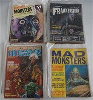 Lot 554 - A collection of 1960s and later horror comic...