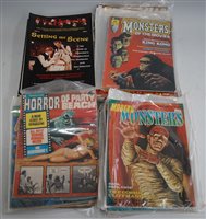 Lot 553 - A collection of 1960s and later horor comic...
