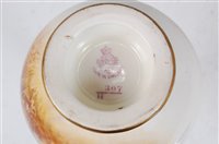 Lot 1036 - *A Royal Worcester porcelain vase, having...