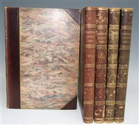 Lot 1018 - Illustrated London News. Vols 1-5 (May 1842 to...