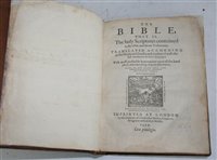 Lot 1017 - Geneva Bible (Breeches Bible). Deputies of...