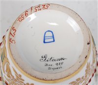 Lot 1073 - *A 19th century Vienna porcelain vase, of...