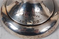 Lot 104 - An Art Nouveau silver pedestal trumpet form...