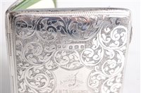 Lot 1113 - *An Edwardian silver pocket notebook case, of...