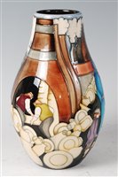 Lot 1 - A limited edition Moorcroft pottery vase in...