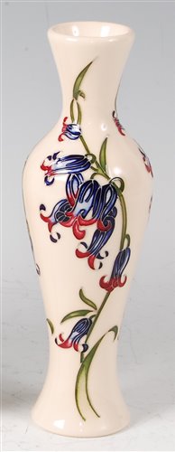 Lot 5 - A Moorcroft pottery vase in the Bluebell...