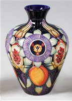 Lot 7 - A limited edition Moorcroft pottery vase in...