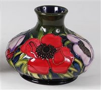 Lot 8 - A Moorcroft pottery vase in the Anemone...