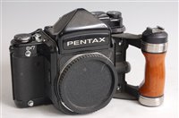 Lot 1243 - An Asahi Pentax 6x7 medium format SLR camera,...