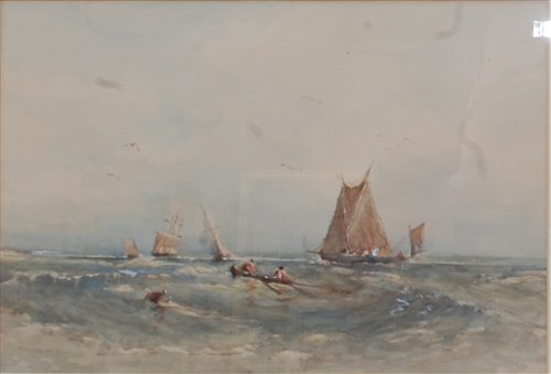 Lot 1404 - *Frank Henry Mason (1875-1965) - Seascape with...