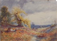 Lot 1405 - *John Linnell (1792-1882) - The woodcutters,...