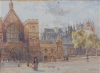 Lot 1396 - *John Fulleylove RI (1847-1908) - Westminster...