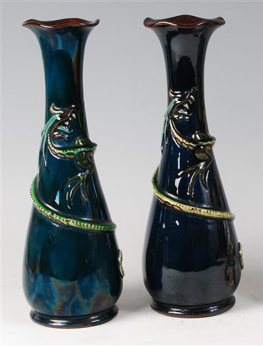 Lot 63 - A pair of early 20th century Devon glazed...