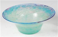 Lot 96 - *A 1960s Monart style art glass bowl, with...
