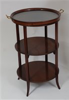 Lot 1575 - *An Edwardian mahogany, satinwood crossbanded,...