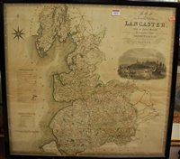 Lot 1015 - Greenwood & Co - an engraved county map of...