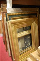 Lot 1076 - A quantity of picture frames, principally...