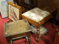 Lot 1079 - Occasional furniture, to include Victorian...