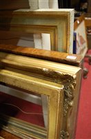 Lot 1081 - A Victorian birds-eye maple picture frame;...