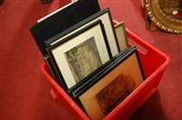 Lot 1085 - Assorted pictures and prints, to include...