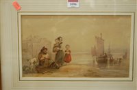 Lot 1096 - George Briant Campion (1796-1870) - Fisherfolk...