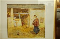 Lot 1103 - George John Pinwell (1842-1875) - Farmyard...