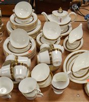 Lot 137 - Royal Doulton Harlow pattern part dinner and...
