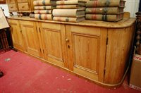 Lot 1147 - An extremely large Victorian pine round...