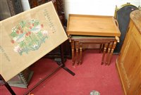 Lot 1149 - Occasional furniture, to include; elm tray-top...